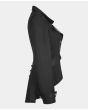 Black Gothic Steampunk Jacket For Women