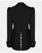 Black Gothic Steampunk Jacket For Women