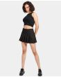 Black Pleated Skirt
