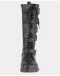 Bolt 425 Black Vegan Leather Unisex Knee High Boot
