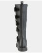 Bolt 425 Black Vegan Leather Unisex Knee High Boot