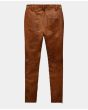 COGNAC RICKY MARTIN LEATHER PANT
