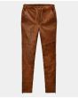 COGNAC RICKY MARTIN LEATHER PANT