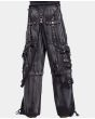 Goth Cargo Pant Black Distressed Tripp Pants