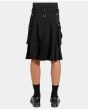 Gothic Black Super Skirt for men