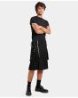 Gothic Black Super Skirt for men