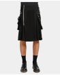 Gothic Black Super Skirt for men