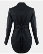 Hearts & Roses Women Gothic Steampunk Brocade Tailcoat