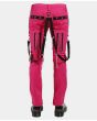 Pink Studded Bondage Pant Red Stittch