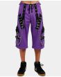 Purple Gothic Tripp Pant with Chain