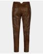 SPANISH BROWN JIM MORRISON LEATHER PANT