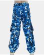 TRIPP NYC BLUE CAMOUFLAGE CARGO PANT