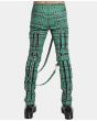 UNISEX GREEN PLAID BONDAGE PANT