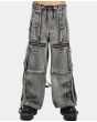 X Strap Tripp Pant Fog Gray Washed Denim