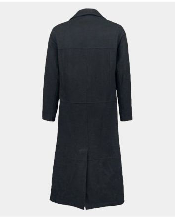 Basic Gothic Cotton Trench Coat
