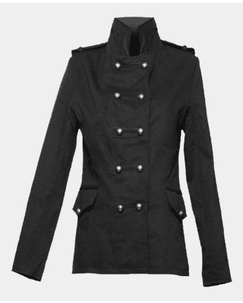 Black Gothic Coat For Women
