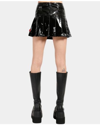 Black Leather Skirt