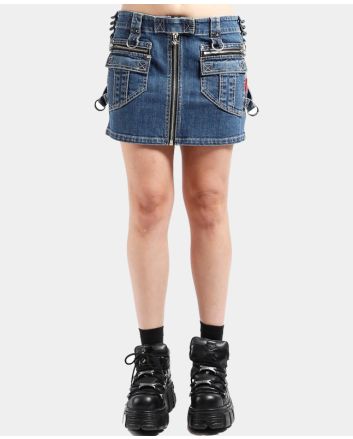 Blue Indigo Denim Skirt