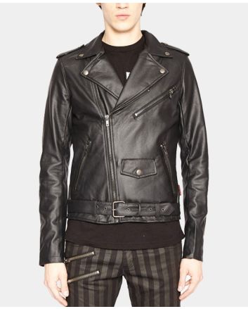 Faux Leather Moto Jacket