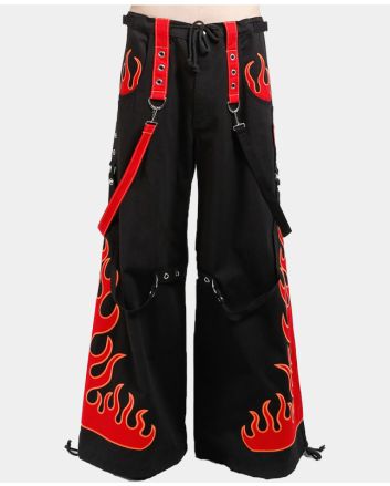 Flame Dark Street Tripp Pant Red & Black