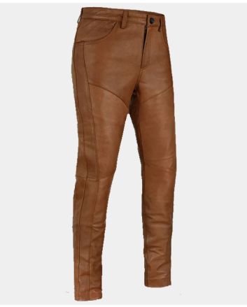 NOACH BROWN LEATHER PANT