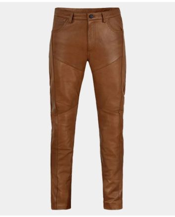 NOACH BROWN LEATHER PANT