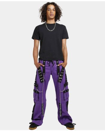 Purple Gothic Tripp Pant with Chain