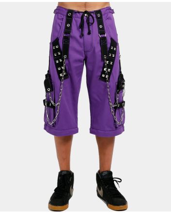 Purple Gothic Tripp Pant with Chain