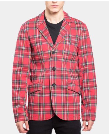 TARTAN TOP CAT BLAZER