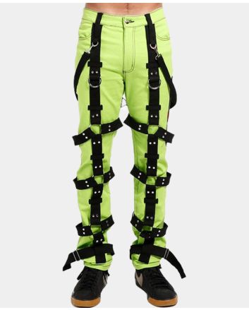 The Lime Harness Pant Black Stittch