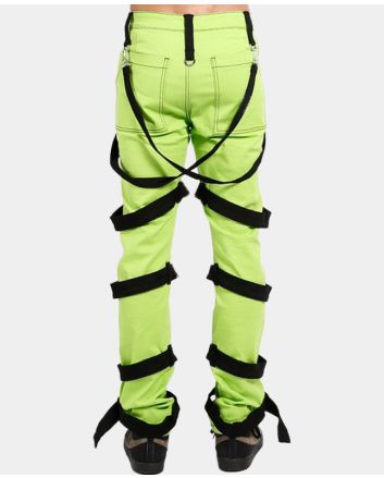 The Lime Harness Pant Black Stittch