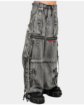 X Strap Tripp Pant Fog Gray Washed Denim