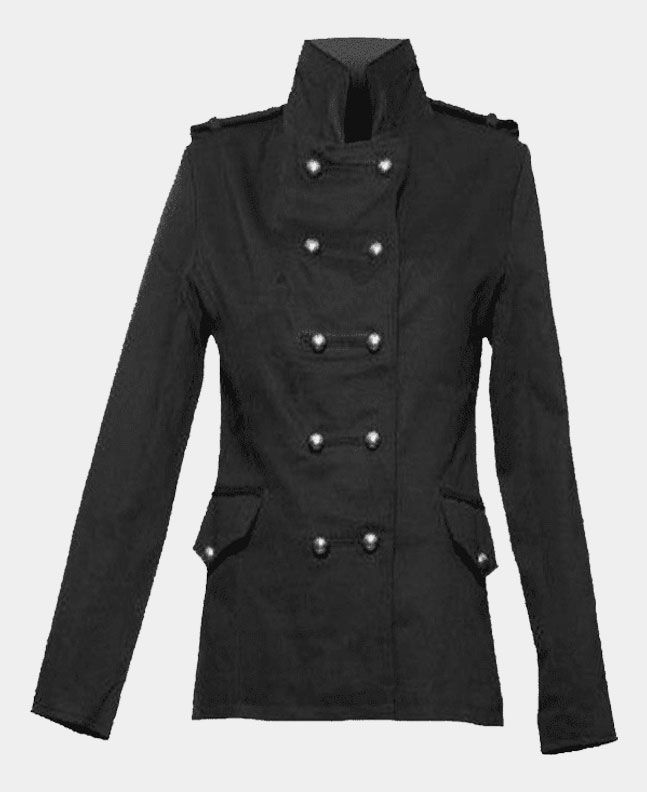 Black Gothic Coat For Women