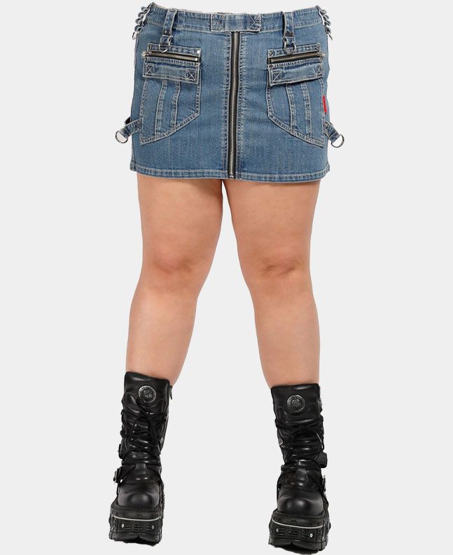 Blue Denim Skirt For Women