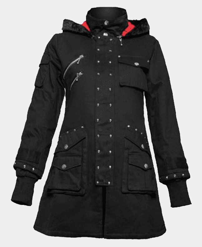 Gothic Women Laugh At Death Coat