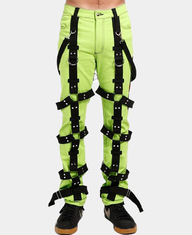 The Lime Harness Pant Black Stittch