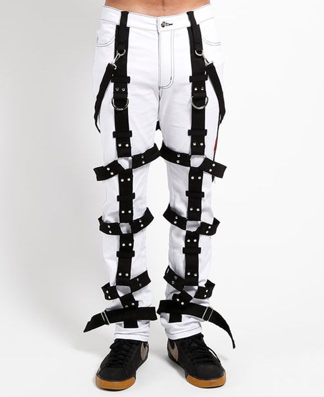The White Harness Bondage Pant