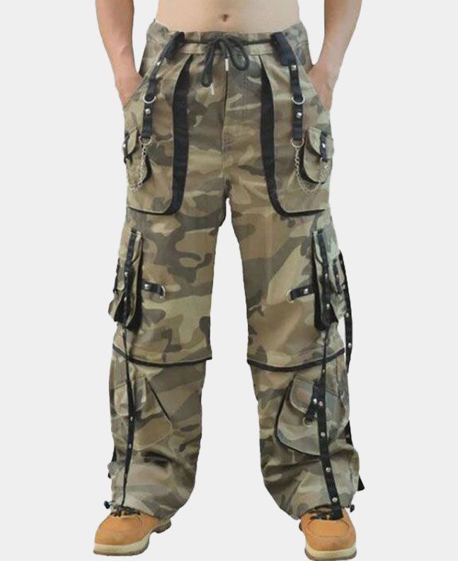 Unisex Camo Baggy Cargo Pant